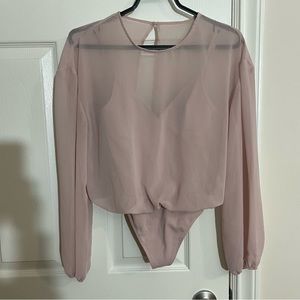 Aritzia bodysuit blouse
